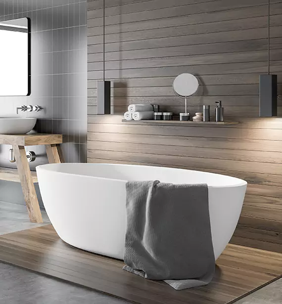 Bathroom Remodel Bathtub in Urbana, IL