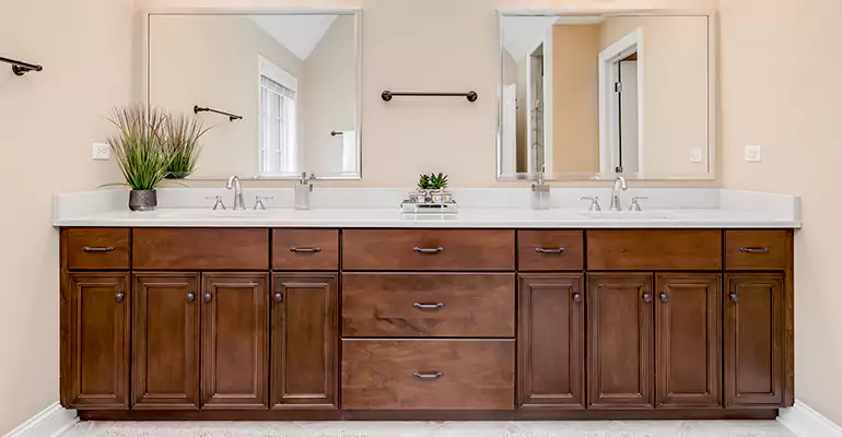 Bathroom Cabinet Renovation in Urbana