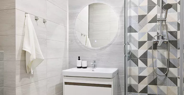 Small Master Bathroom Remodel in Urbana